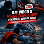 KM VIRGO 8 MIRING TANPA ALARM: PENUMPANG BEREBUT NYAWA, KESAKSIAN SEKOCI BIKIN PUBLIK TERDIAM